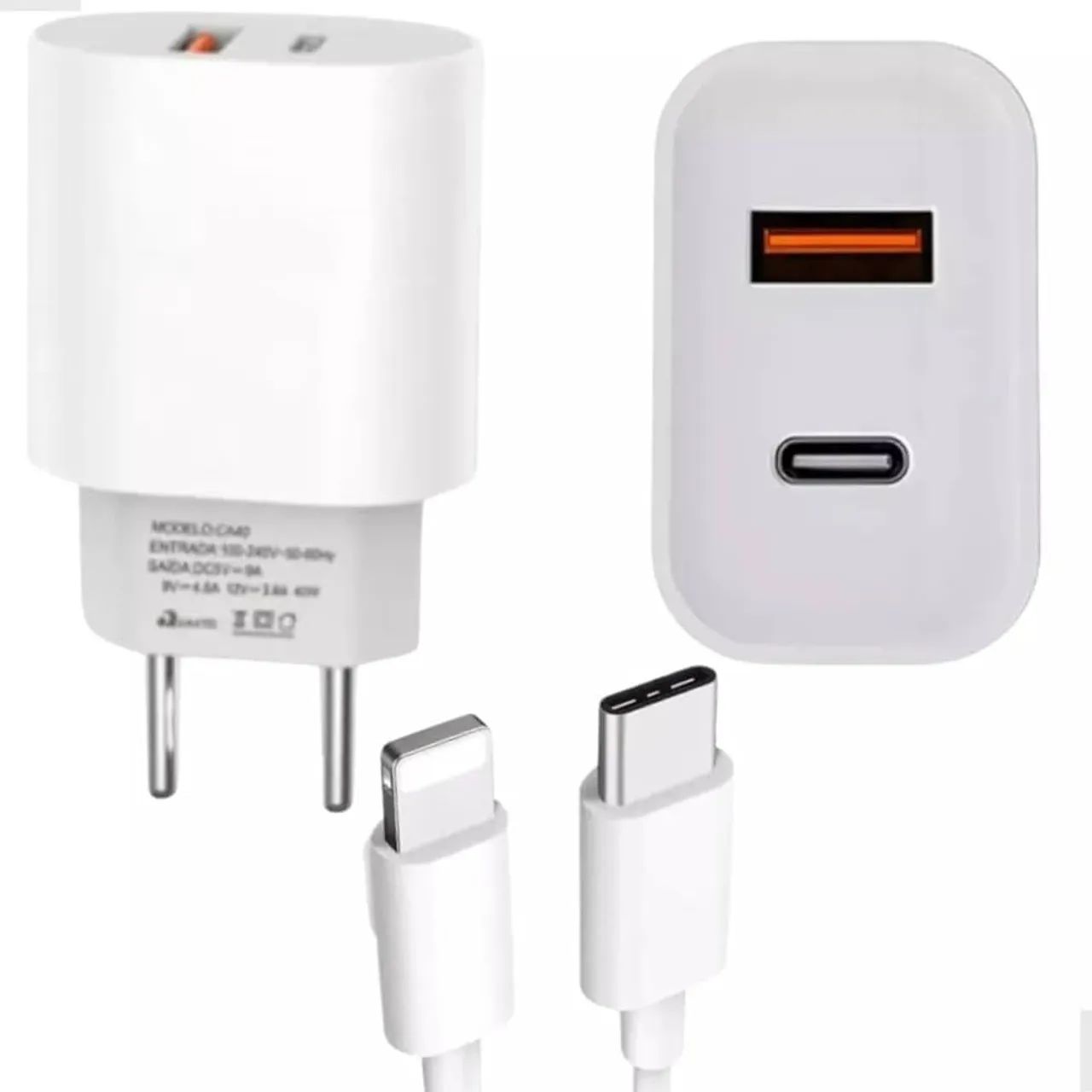 Carregador rápido iPhone C USB;) entrega gratis 