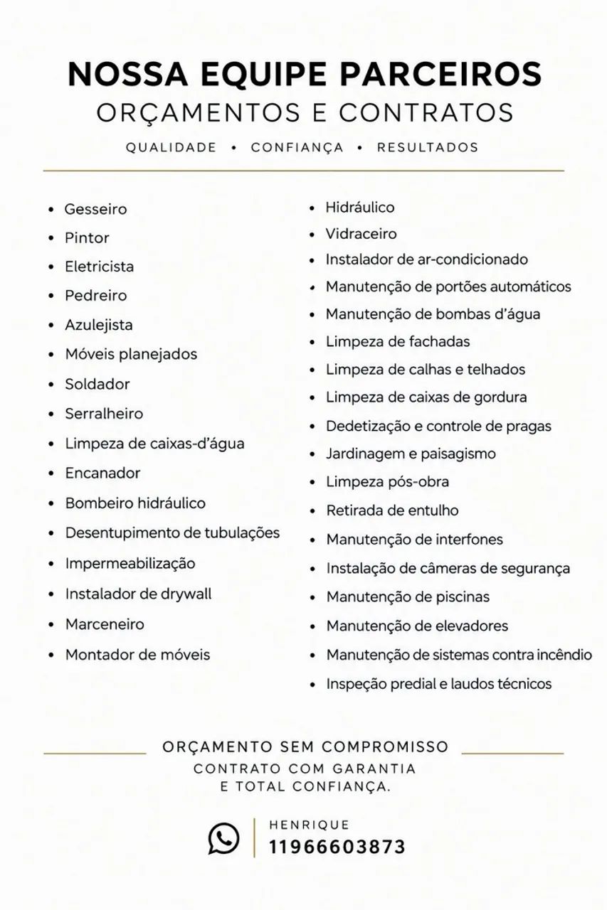 Serviços gerais