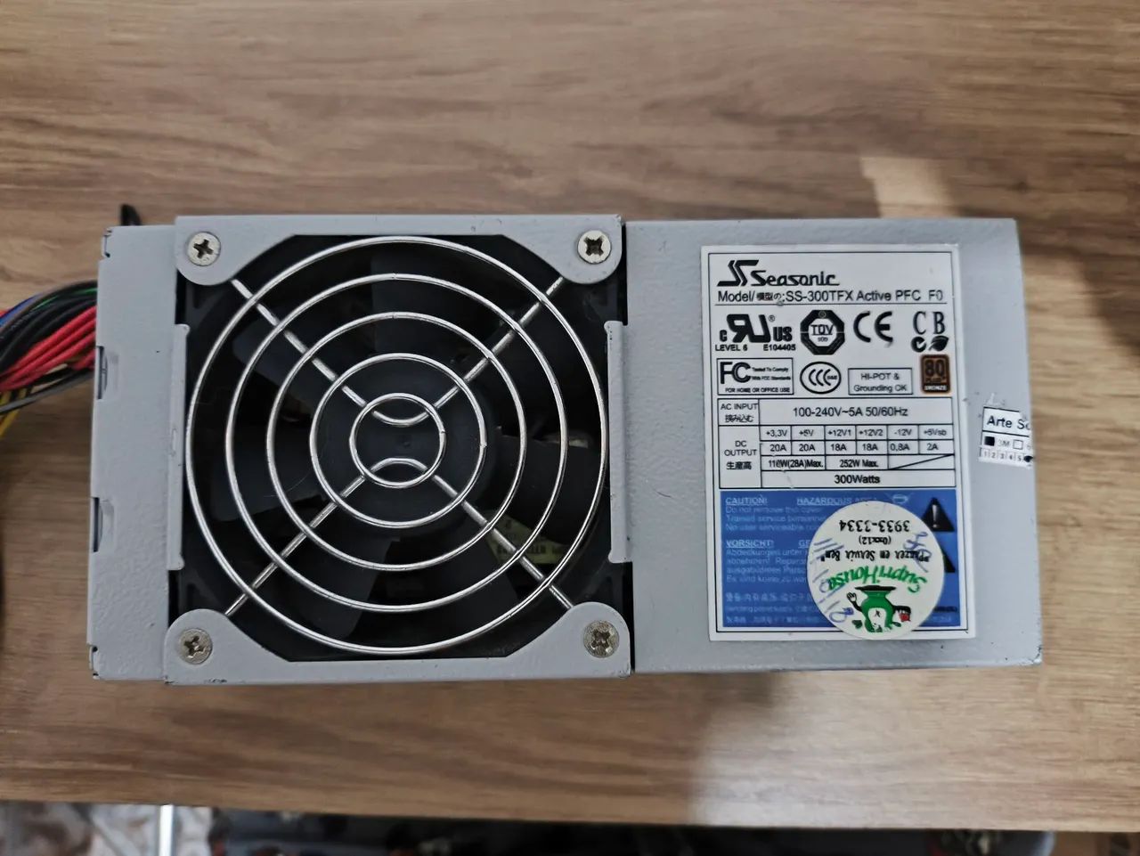 Fonte seasonic 300w 80plus e pfc ativo 