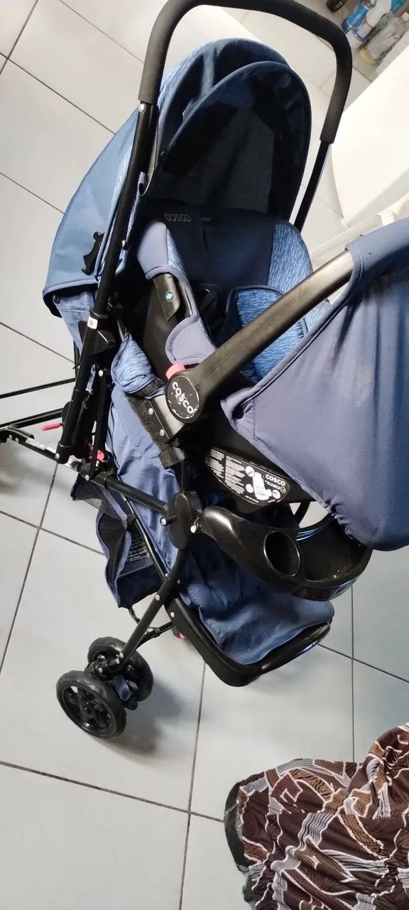 Kit carrinho e bebê conforto Cosco - Foto 2