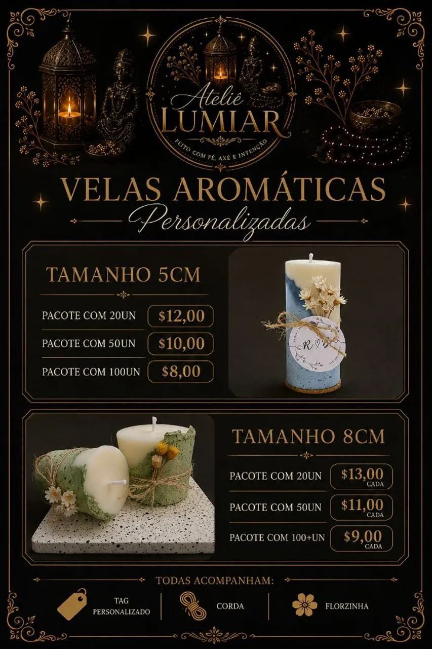 Velas aromaticas 