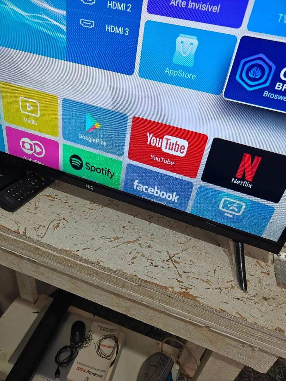 TV smartv 32" HQ preta  - Foto 5