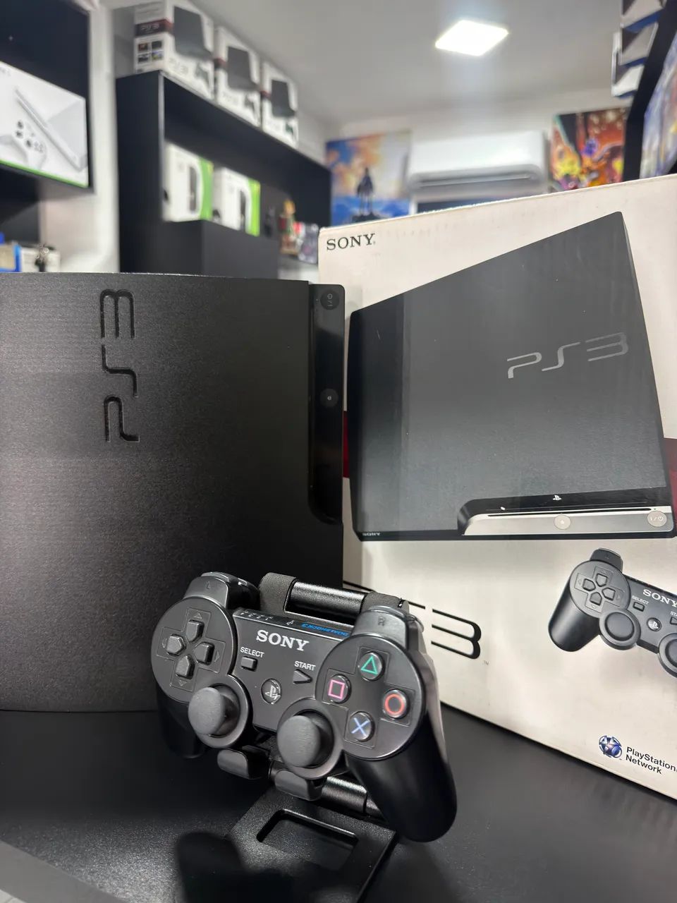 Ps3 Slim Desbloqueado Na Caixa Completo - Foto 3