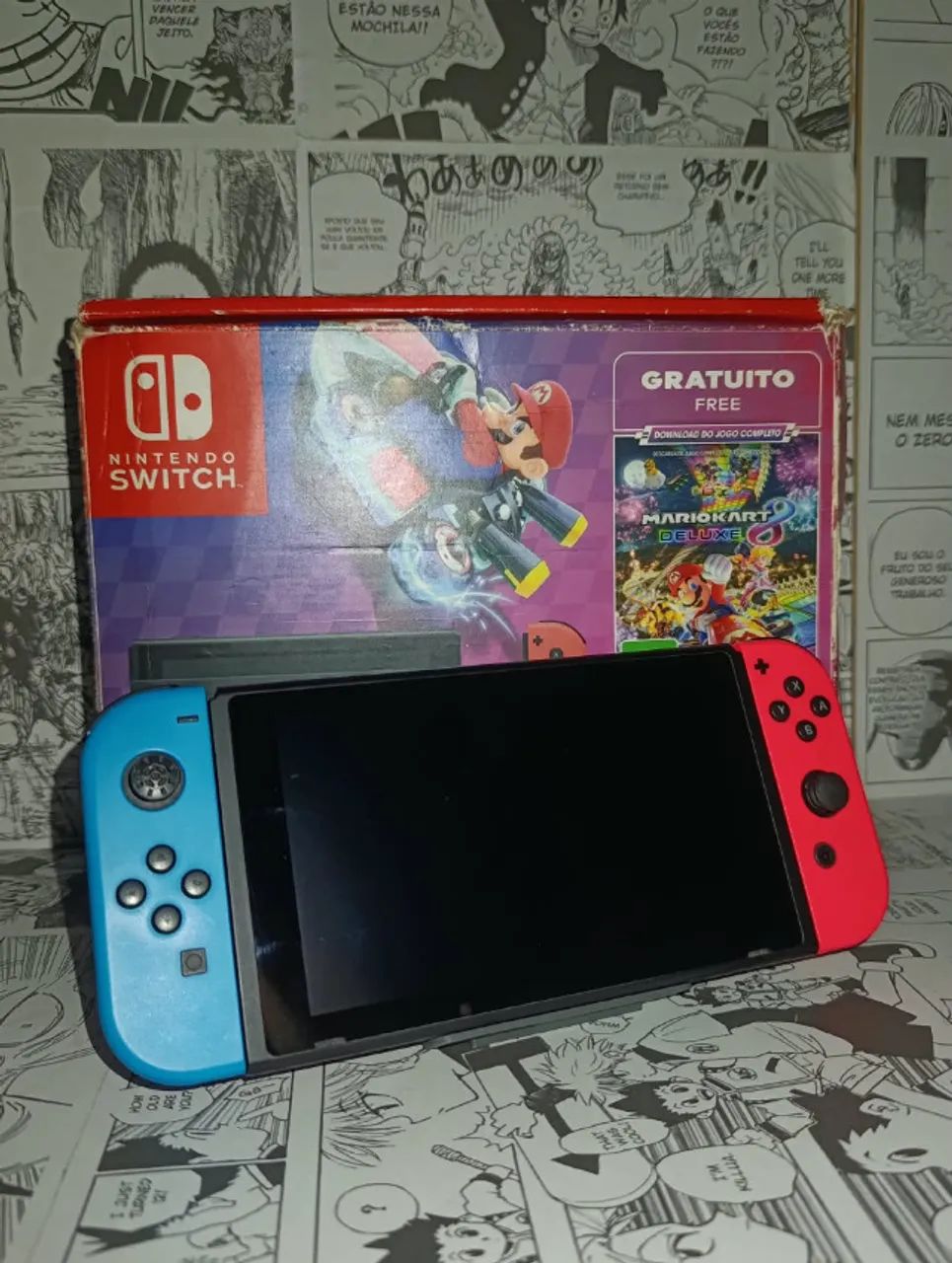 Console Nintendo Switch V2 Completo Na Caixa Desbloqueavel Por Software - Foto 5
