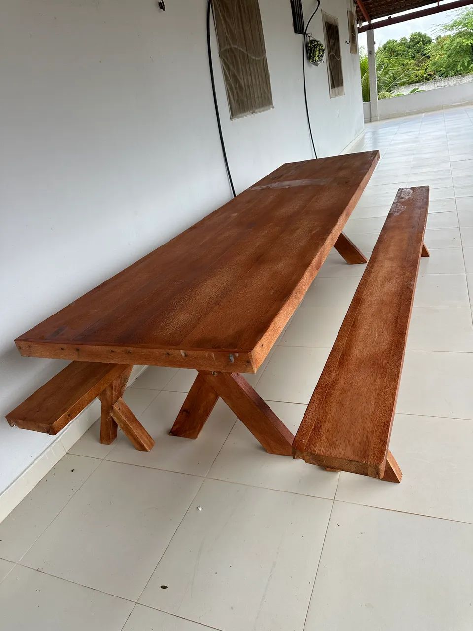 Mesa Rústica MACIÇA ENTREGA GRÁTIS  - Foto 3