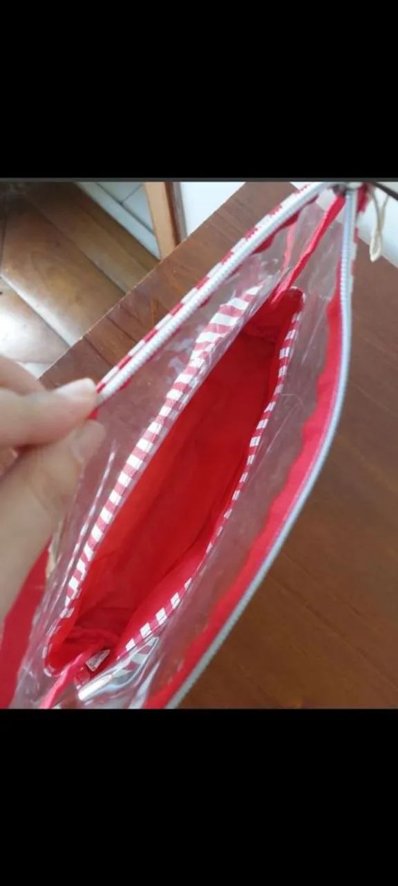 Necessaire vermelha da Miniso - Foto 2