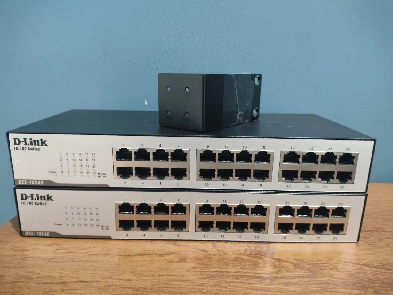  Kit 2 switch 10/100 d'link 24 portas Des-1024D - Foto 3
