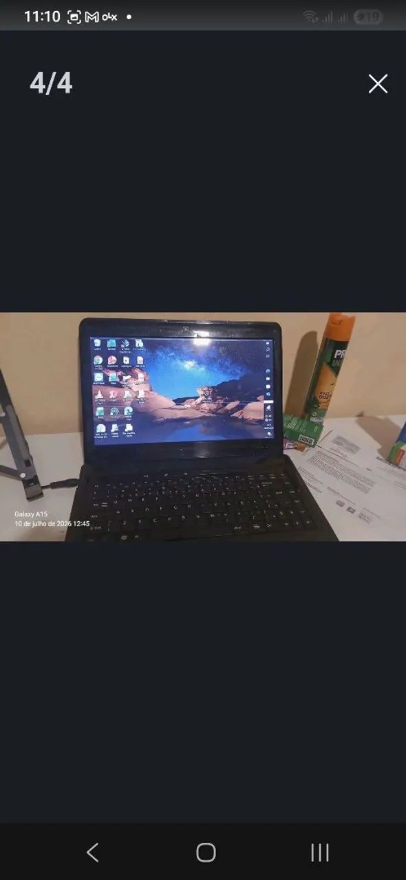Notebook + impressora