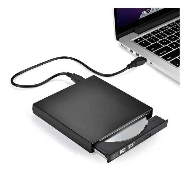 Gravador Leitor Dvd Externo Usb 3.0 Kp-le300 para Pc e Notebook *ENTREGA GRÁTIS* - Foto 4