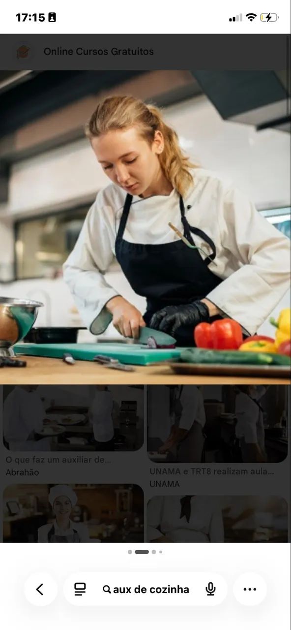 Preciso de ajudante de cozinha 