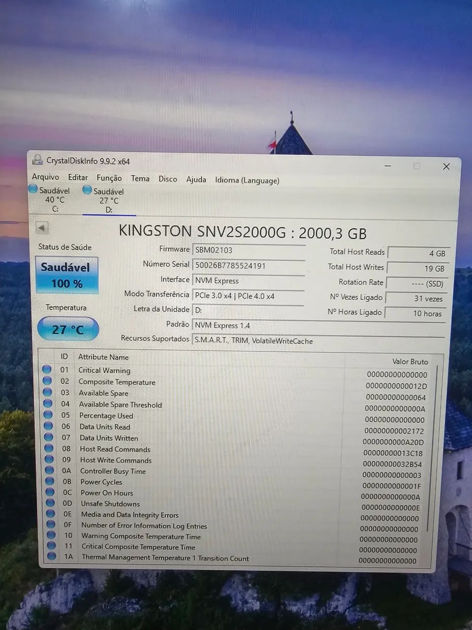 NVMe 2TB M.2 Kingston SNV2 - Foto 2