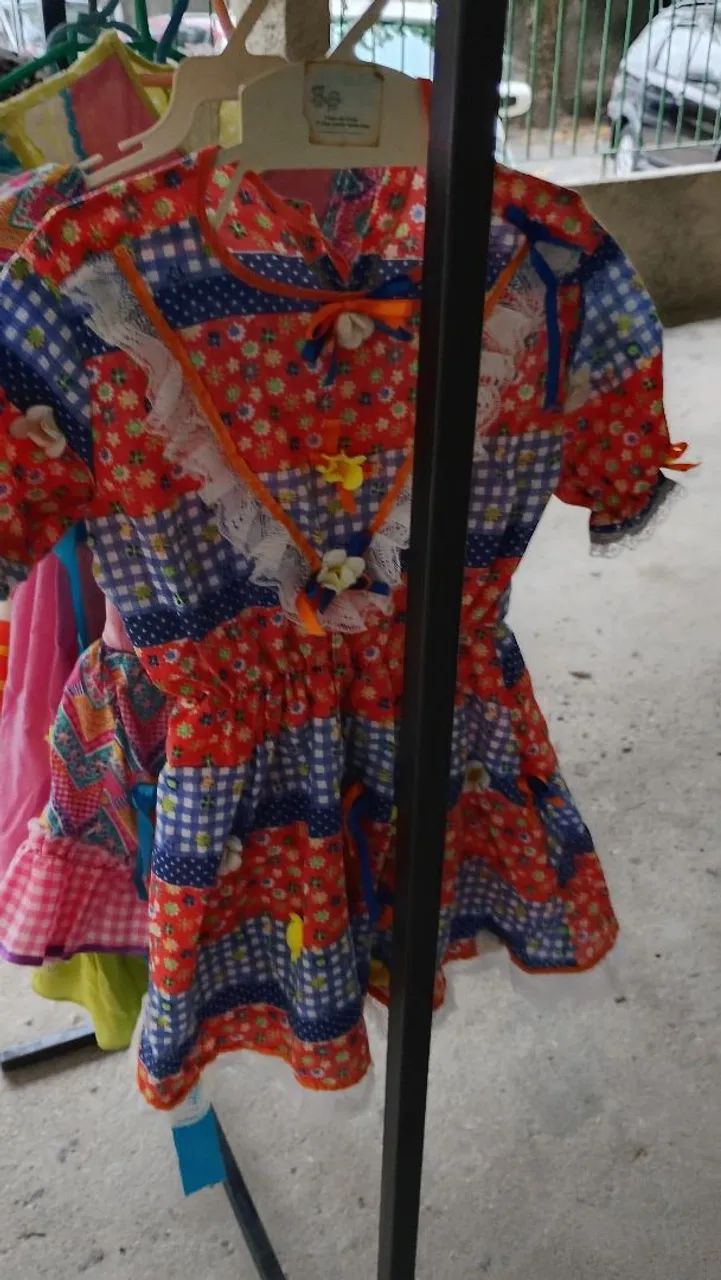 Vestido caipira infantil cada - Foto 3