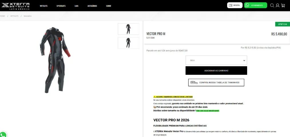Wetsuits XTerra VECTOR PRO - Foto 4