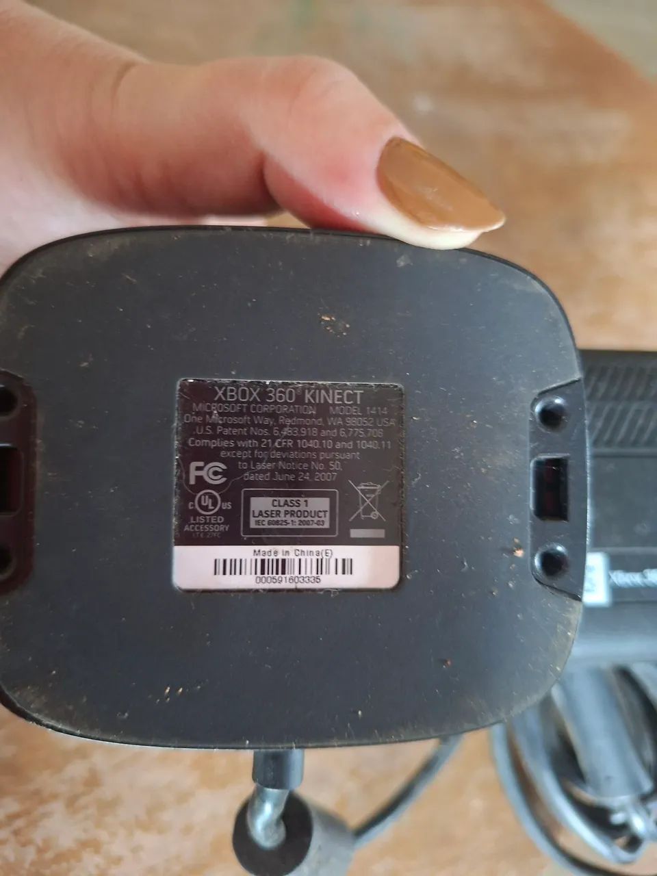 Kinect XBox 360 - base quebrada, funcionando  - Foto 3