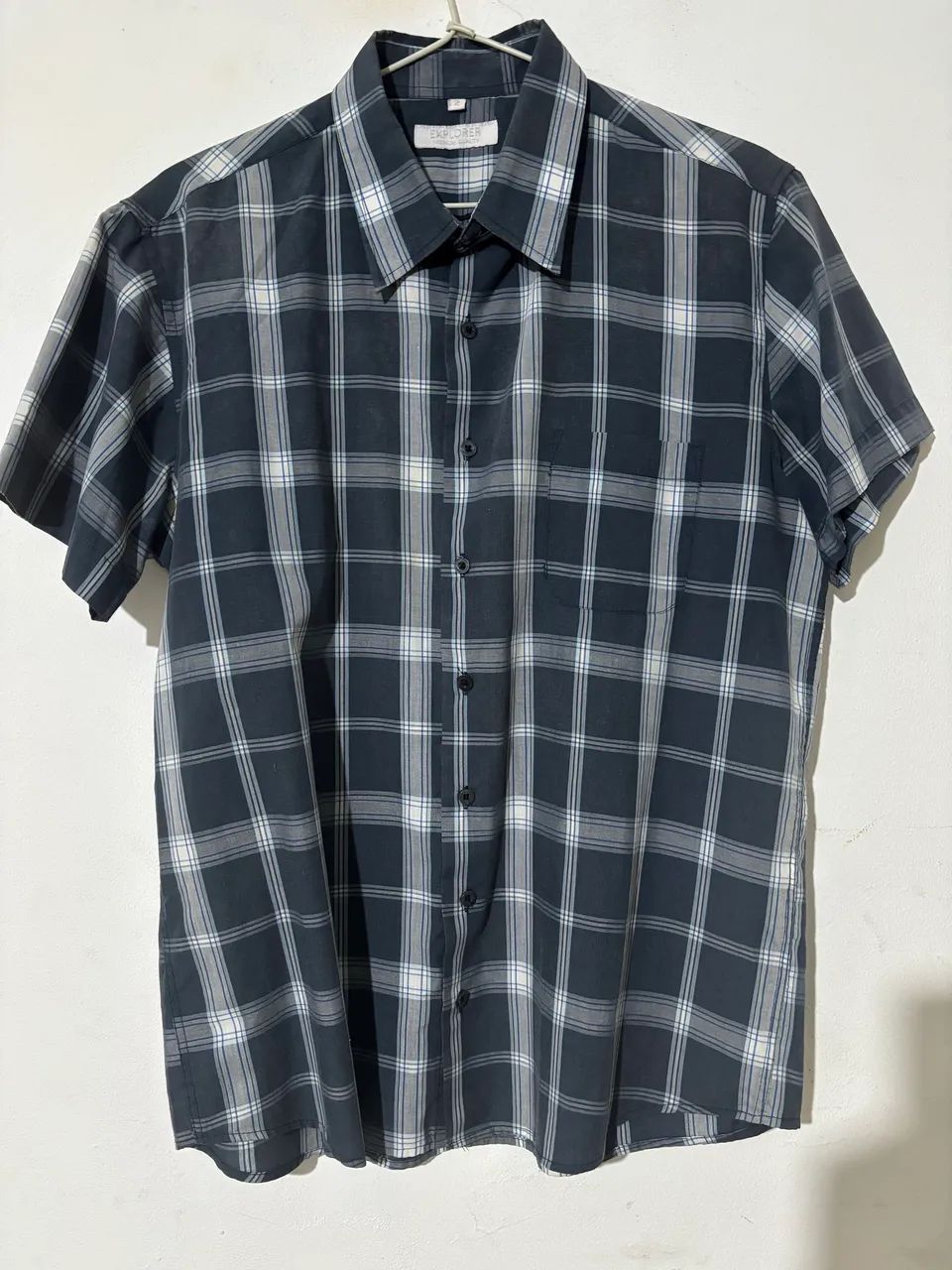 Camisa Xadrez curta tamanho M - Foto 3