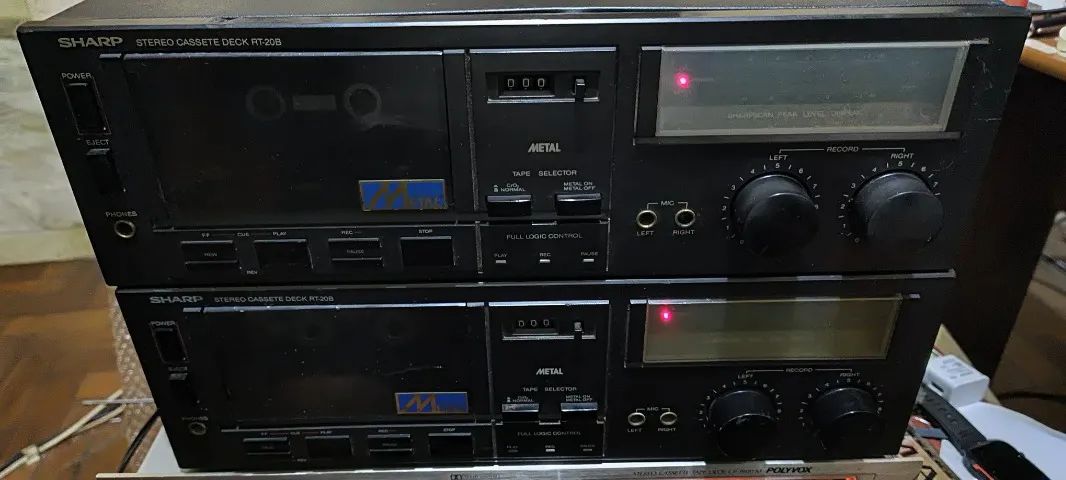 Tape Deck Sharp RT50B Ótimo Estado Funcionando Bem. - Foto 2