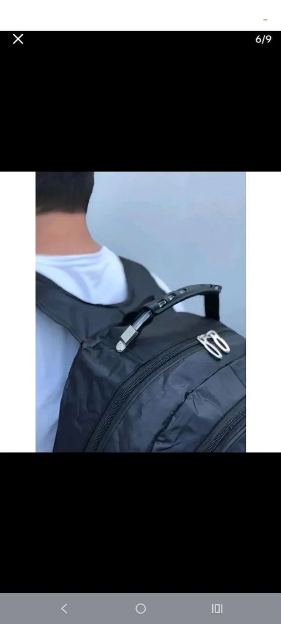 Mochila impermeável com cabo reforçado  - Foto 2