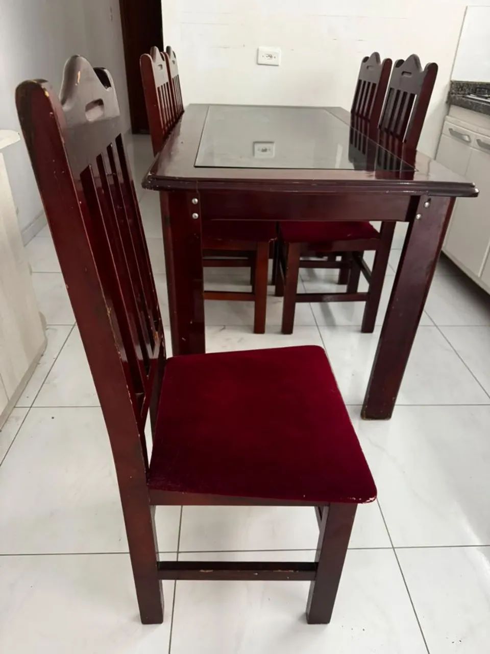 VENDO OU TROCO - MESA 6 LUGARES - Foto 3
