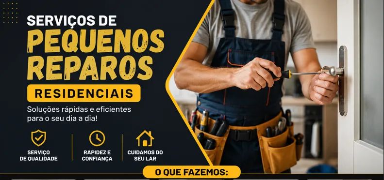 Pequenos reparos residenciais 