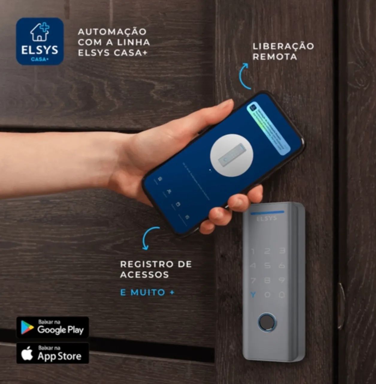 Fechadura Digital Tecno Elsys - Foto 5