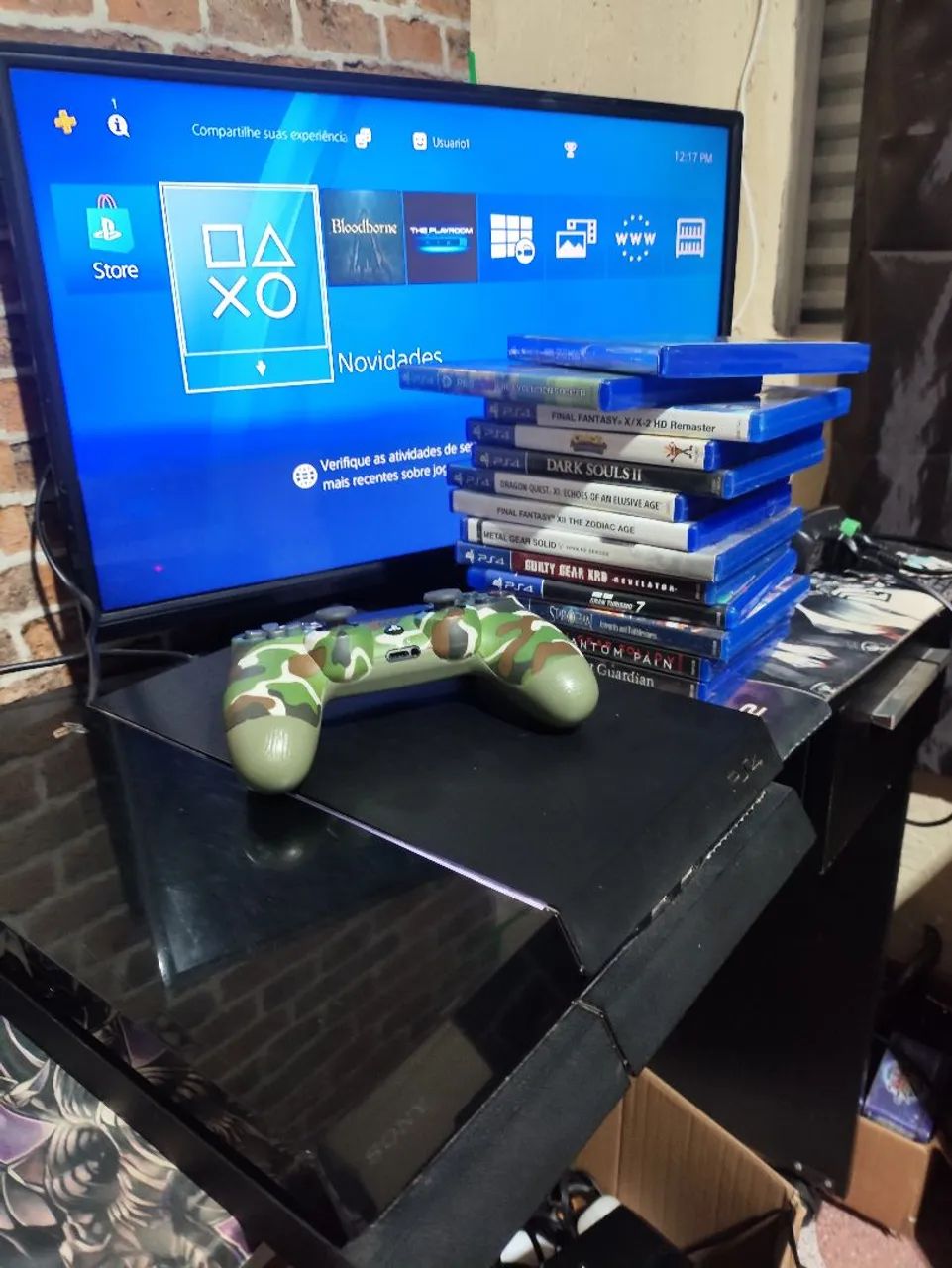 ps4/500G箱なし Caixa Vazia Playstation 4 Ps4 500gb Original + Berço | MercadoLivre