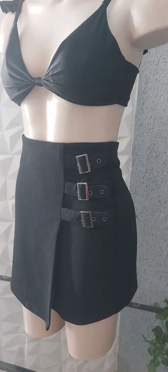 Cropped e saia  - Foto 2