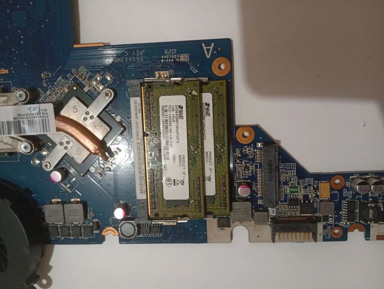 Placa mãe do notebook HP DAOAX3MB6C2 funcionando perfeitamente  - Foto 2