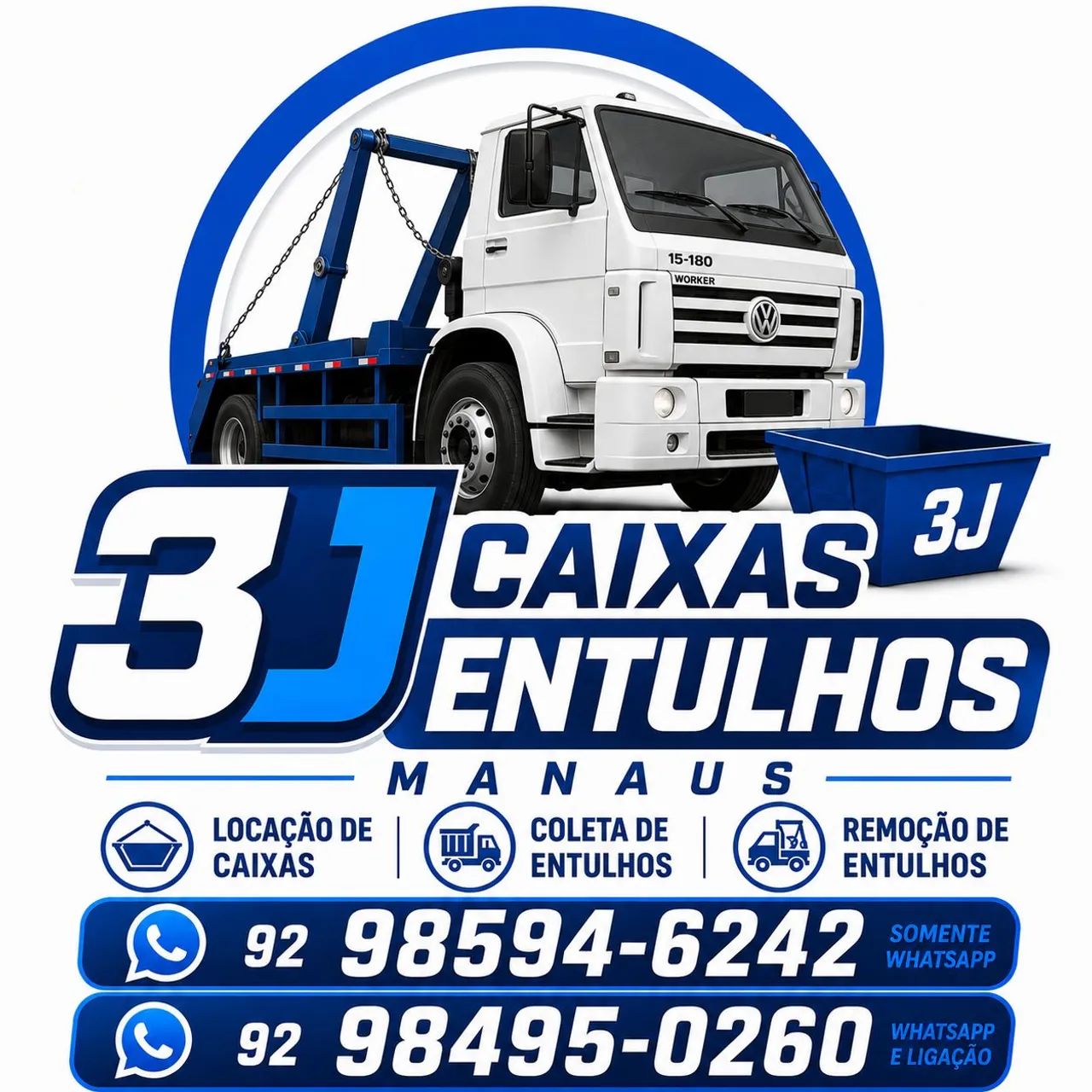 Caçambas e caixa coletoras  em manaus