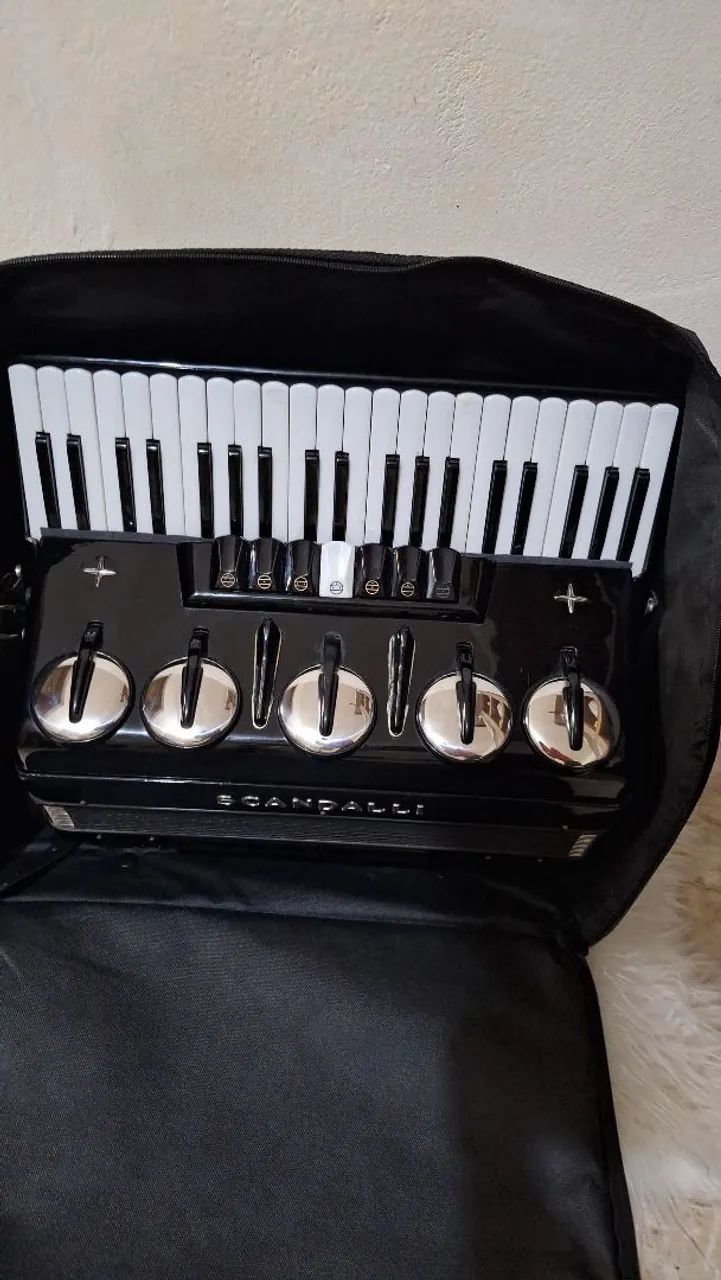 Acordeon Scandalli 120 Baixos.  - Foto 3