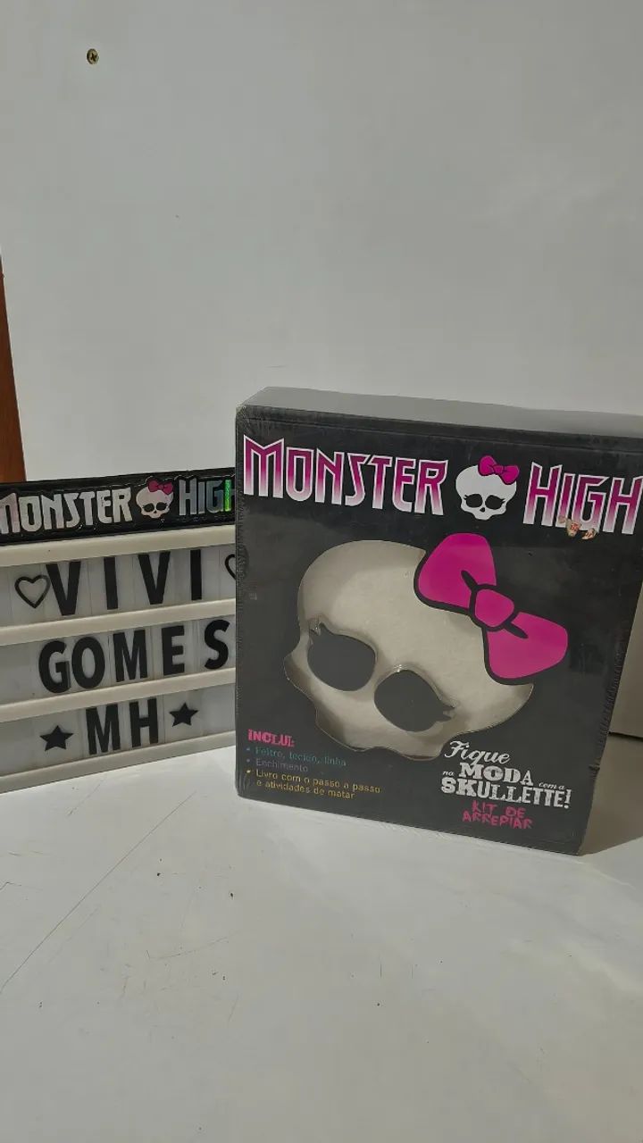 Kit de arrepiar Monster High lacrado 