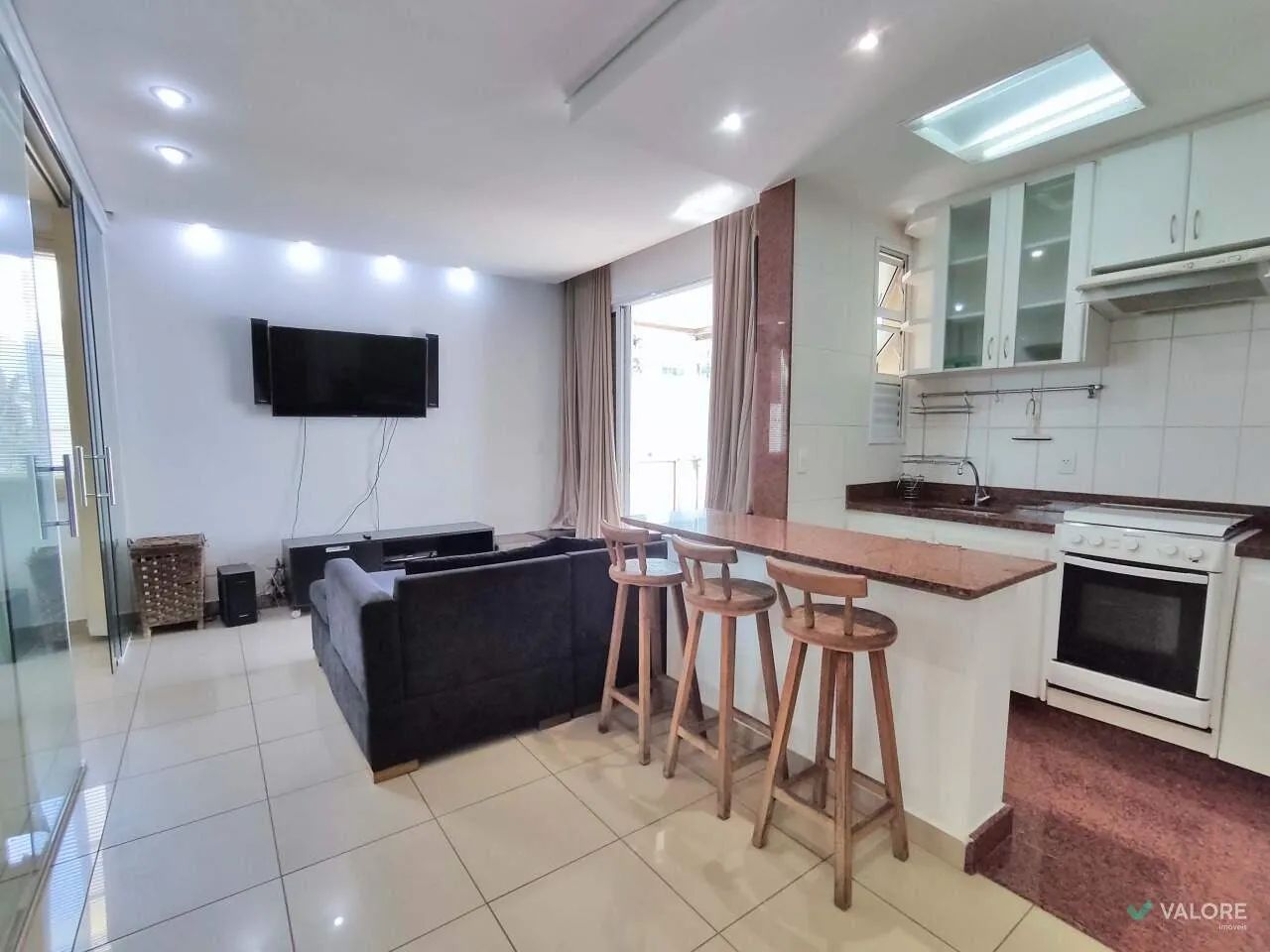 APARTAMENTO 1 QUARTO MOBILIADO PARA ALUGAR - VILA DA SERRA - Foto 2