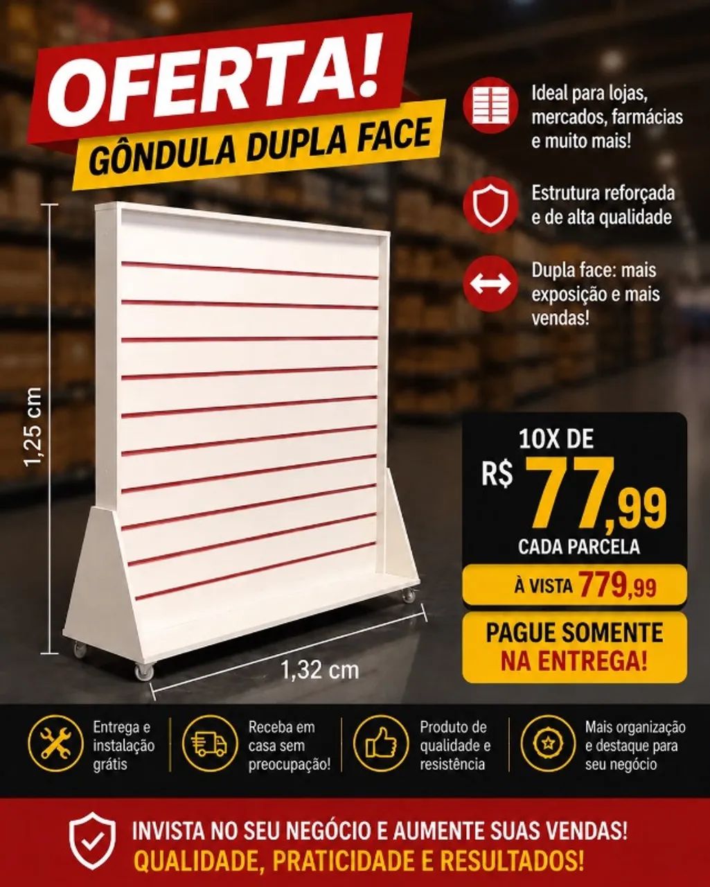 MÓVEIS PARA SEU COMÉRCIO MELHORES PREÇO É AQUI - Foto 2