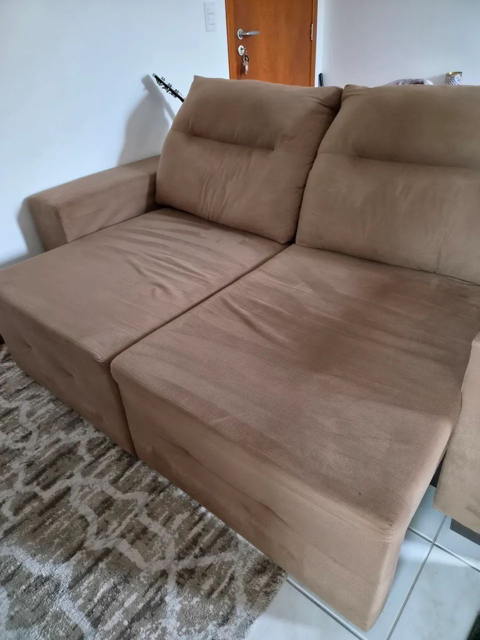 Sofá retrátil reclinável 2 lugares - Foto 3