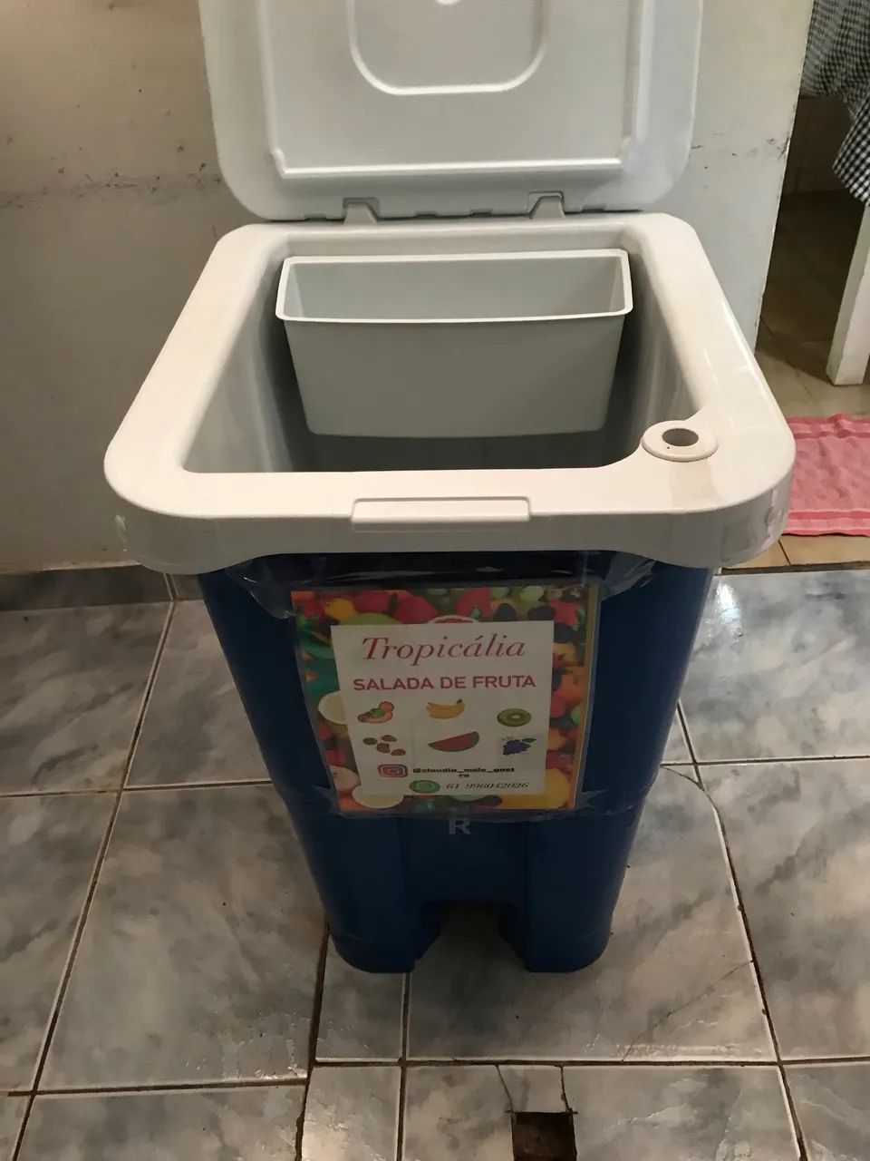 Cooler para açaí e salada de fruta 300,00
