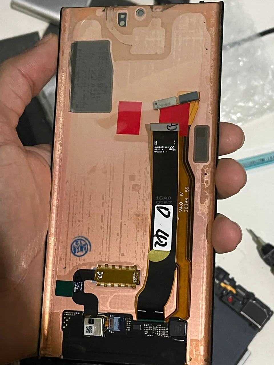 Tela note 20 ultra original c/detalhe faço envio/Olx pay - Foto 6