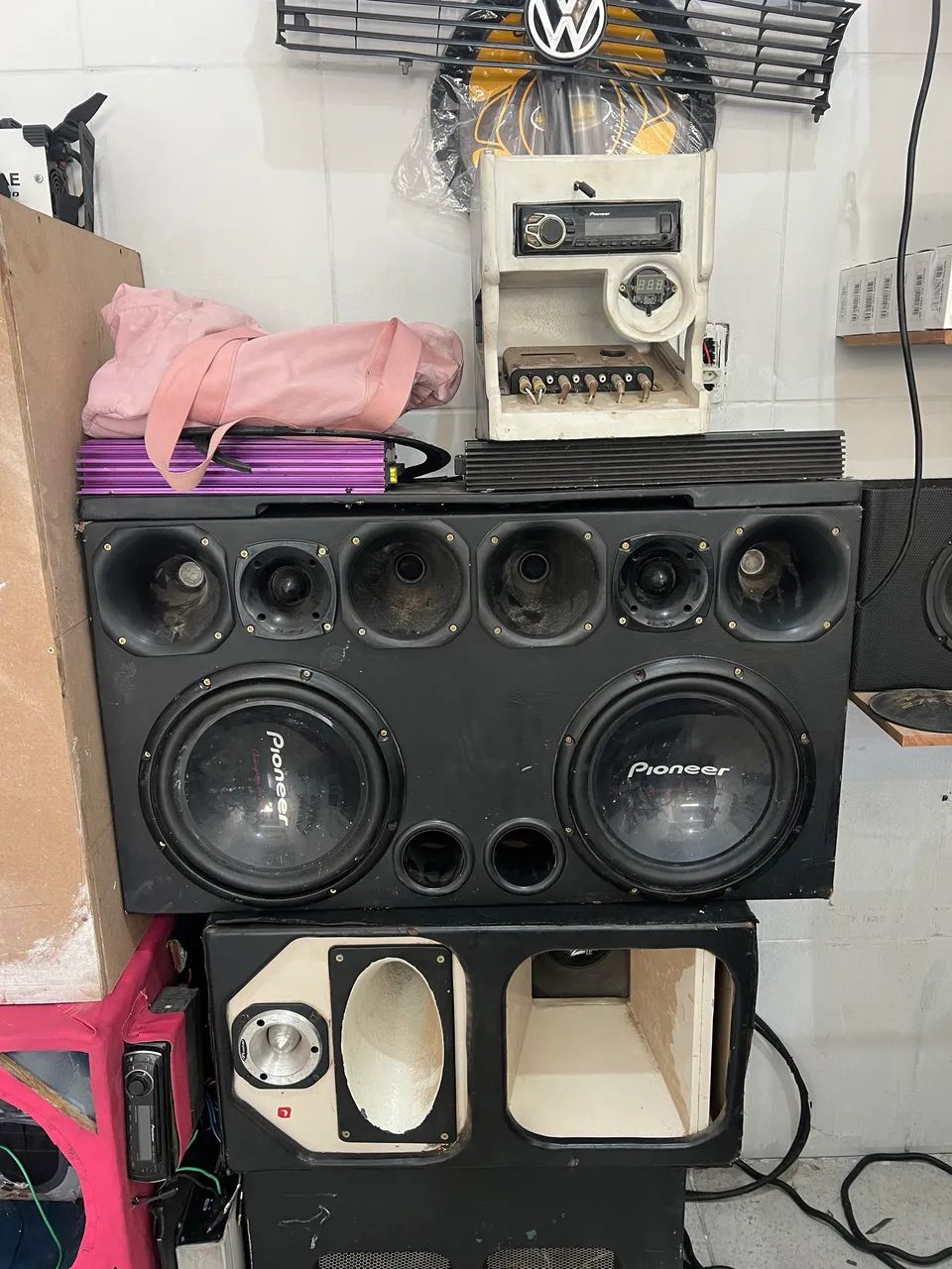 Caixa de som  pioneer cara preta  - Foto 3