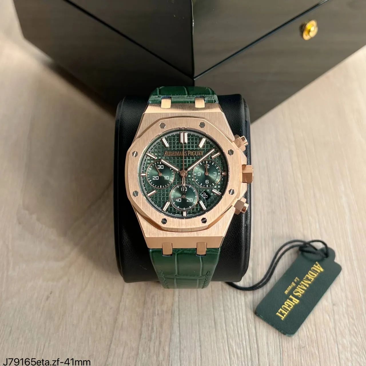 Relógios Audemar Piquet Royal Oak Rose Verde ETA S/C 