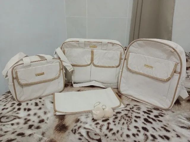 Kit Bolsa Maternidade com Trocador [NOVO - nunca usado]