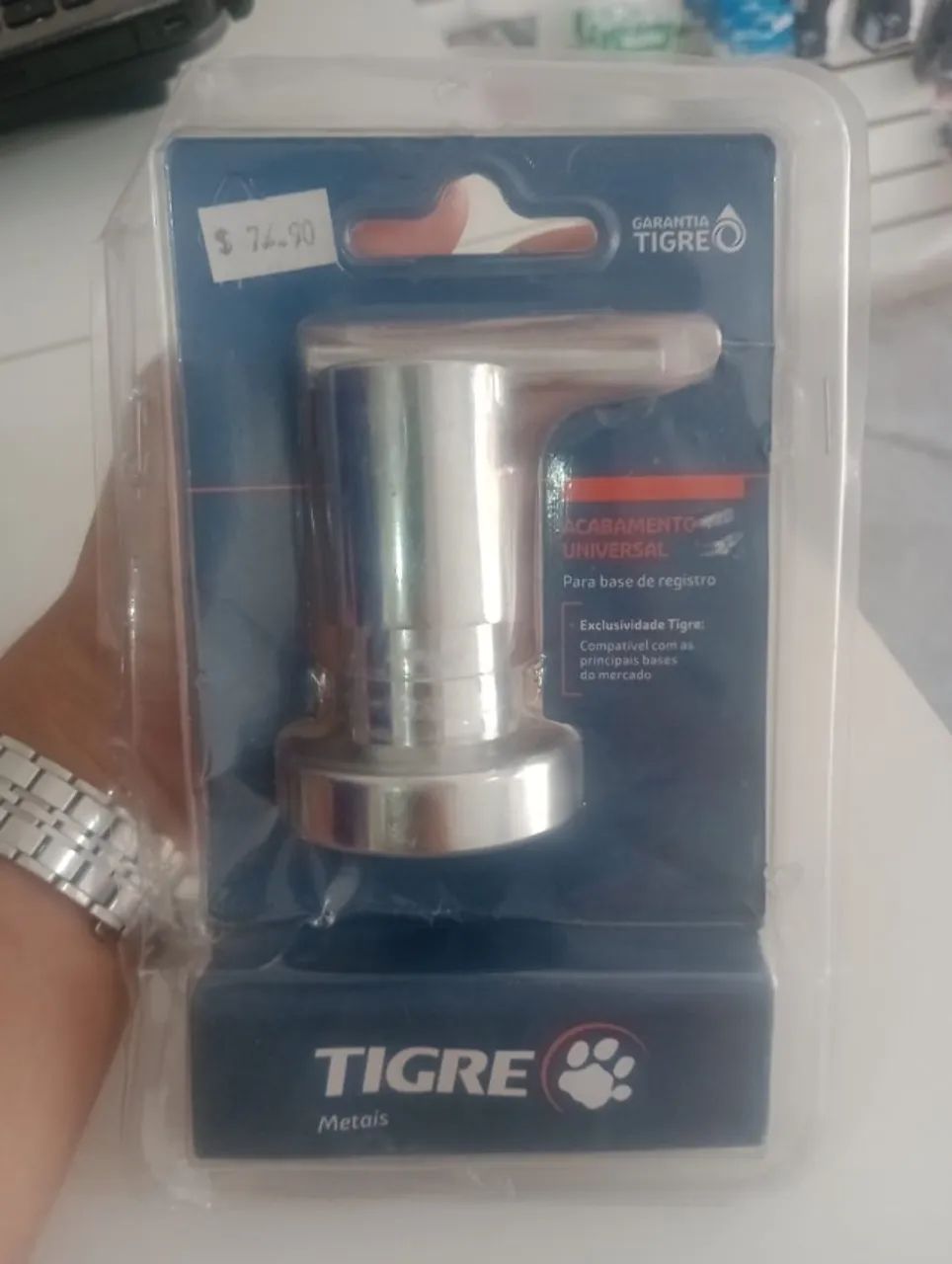 Acabamento registro tigre universal - Foto 3