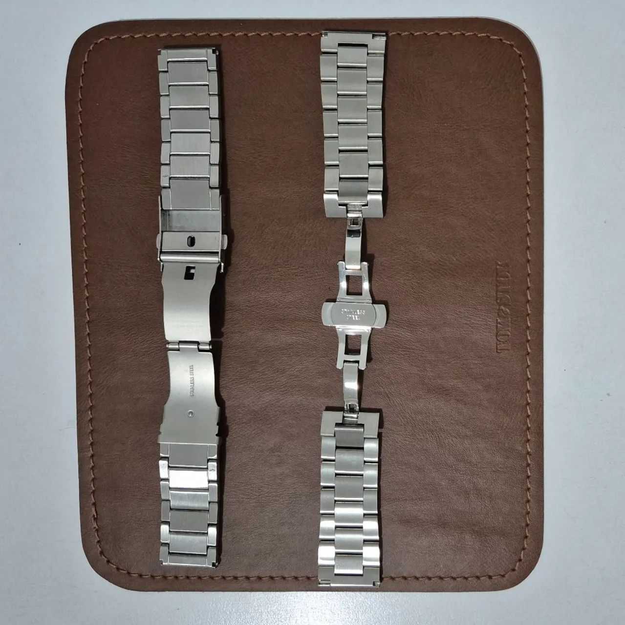 Pulseiras de aço para relógio com encaixe de 22 mm e 24 mm - Foto 3