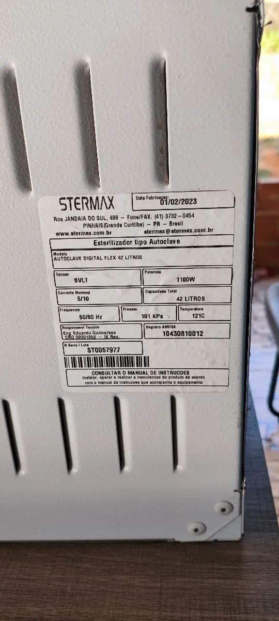 Autoclave Digital Flex Stermax - 42 Litros. - Foto 4