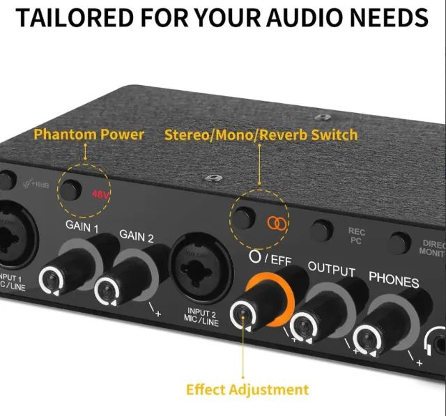 INTERFACE DE AUDIO TEYUN - Foto 3