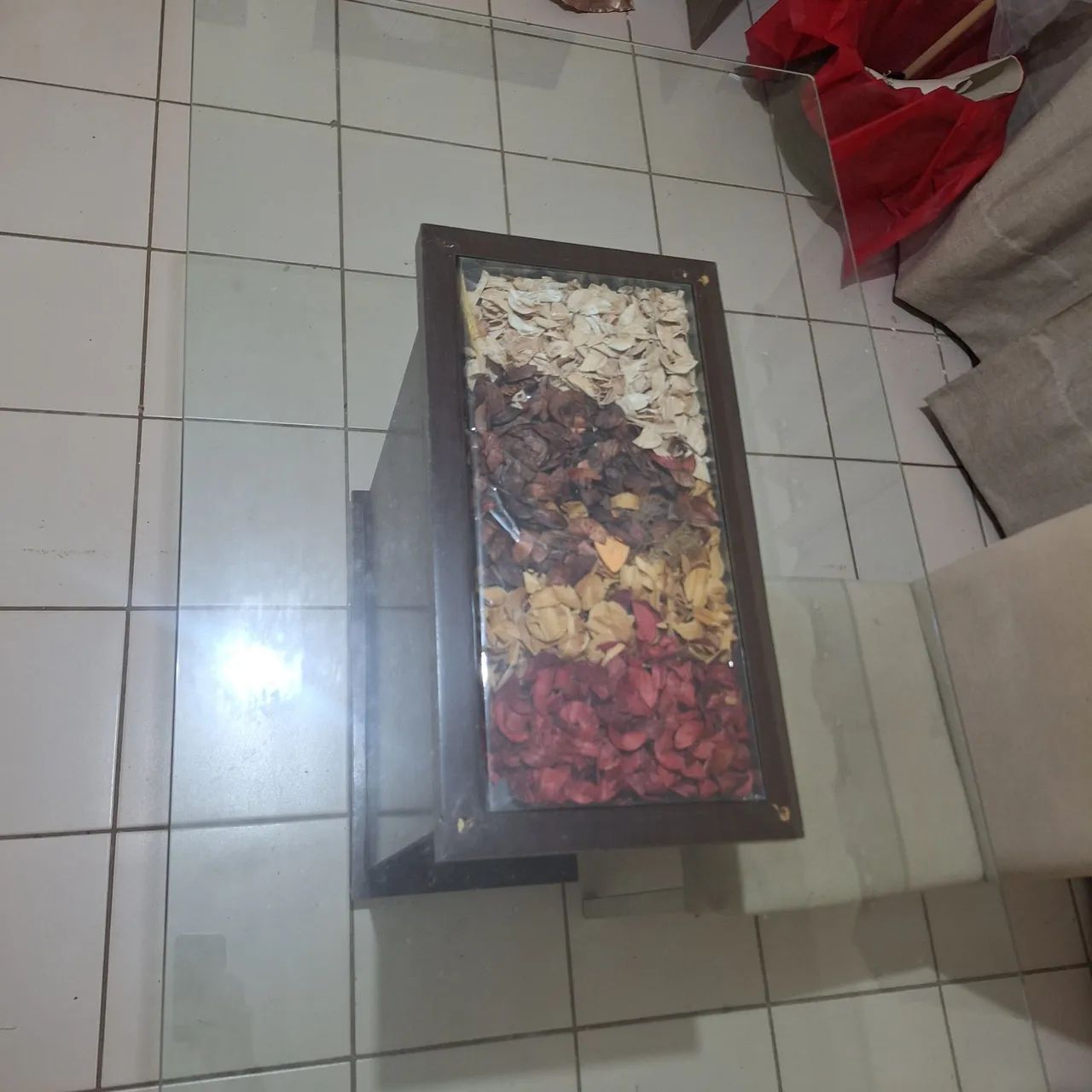 Mesa 6 lugares vidro 