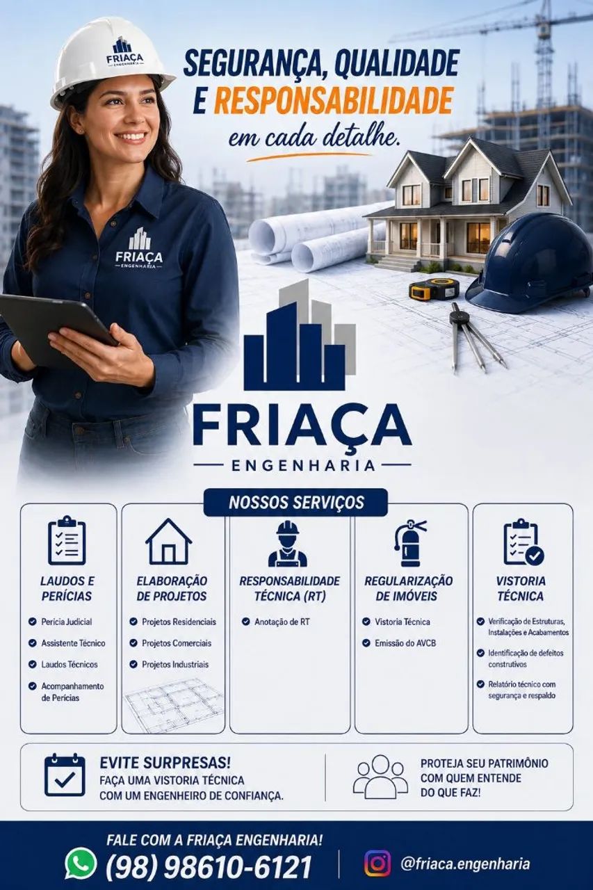 Projetos, laudos e pericias