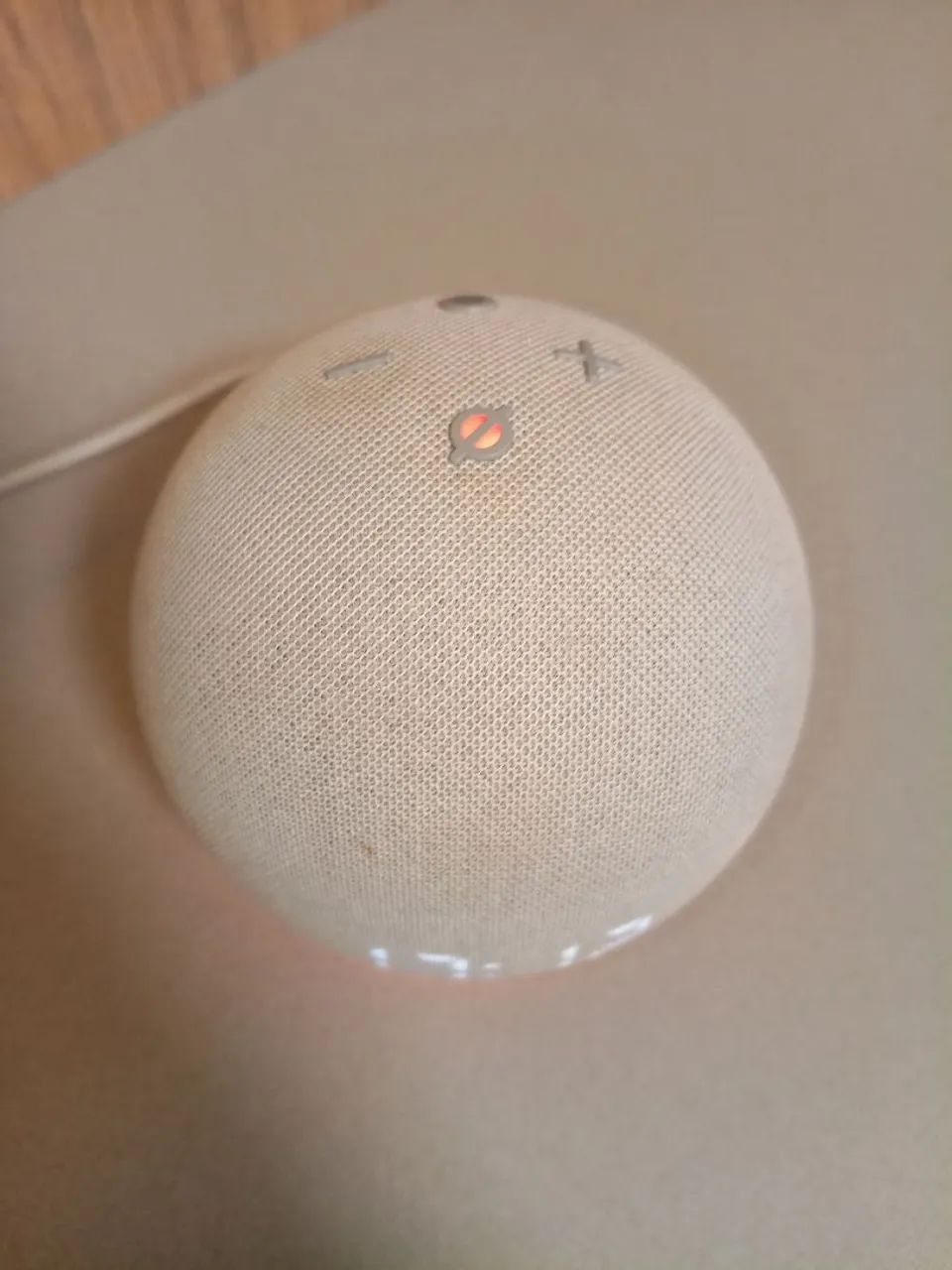 Echo Dot 4 com rel ógio  - Foto 2