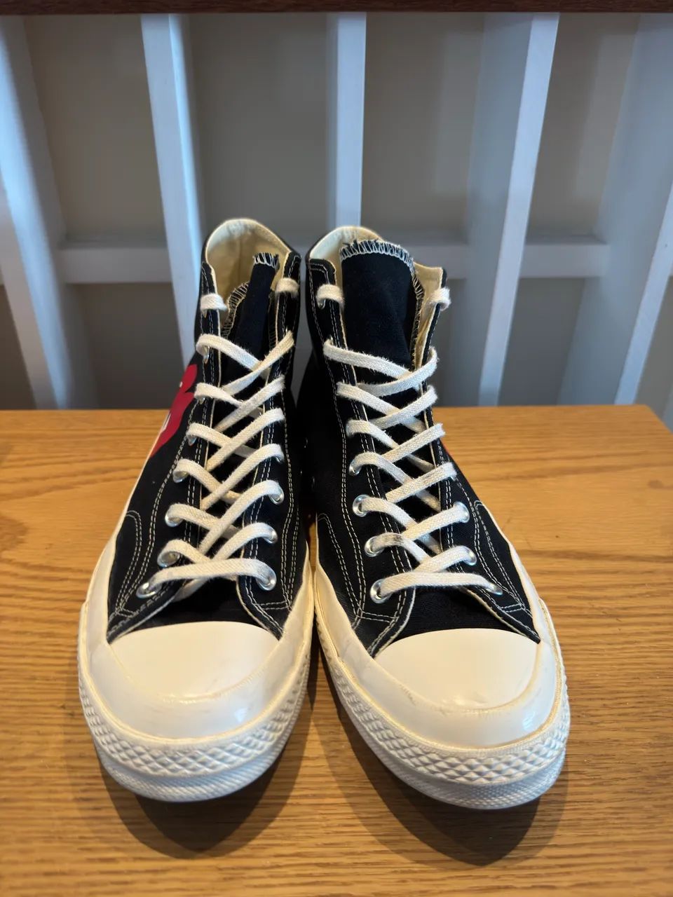 COMME DES GARÇONS PLAY X CONVERSE CHUCK 70 BLACK - Foto 2