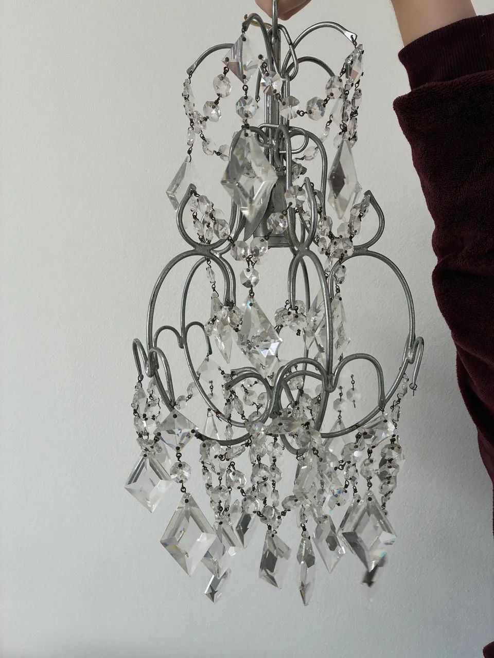 Lustre Cristal Pendente - Foto 5