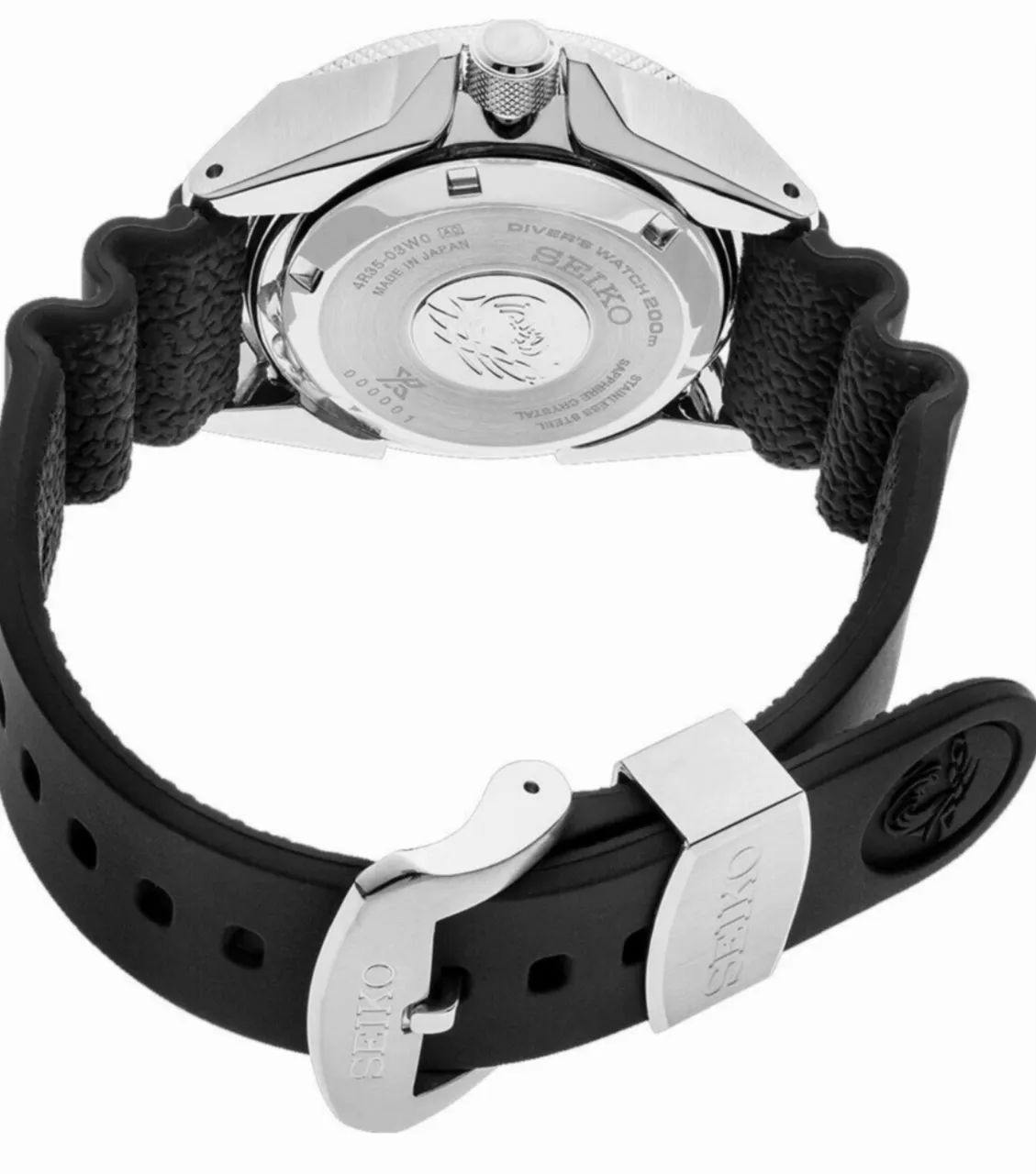 Relógio Seiko Prospex Automático Branco 43mm SRPE37 - Foto 5