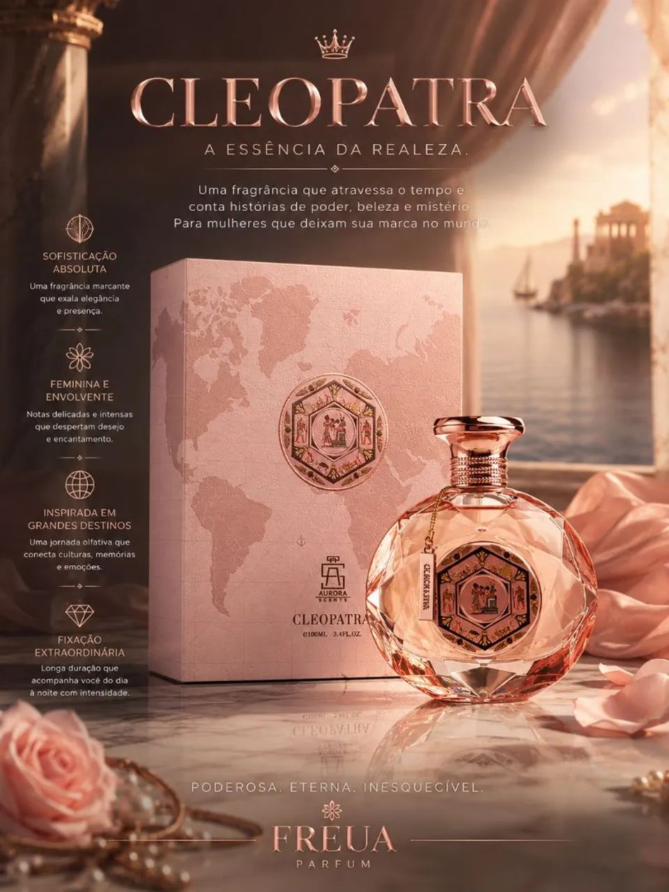 Perfume Árabe Aurora Scents CLEOPATRA  - Foto 2