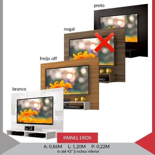 Painel para TV até 43 polegadas 